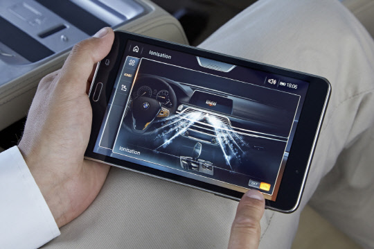 BMW 뉴 7시리즈의 앰비언트 에어 패키지. BMW코리아 제공